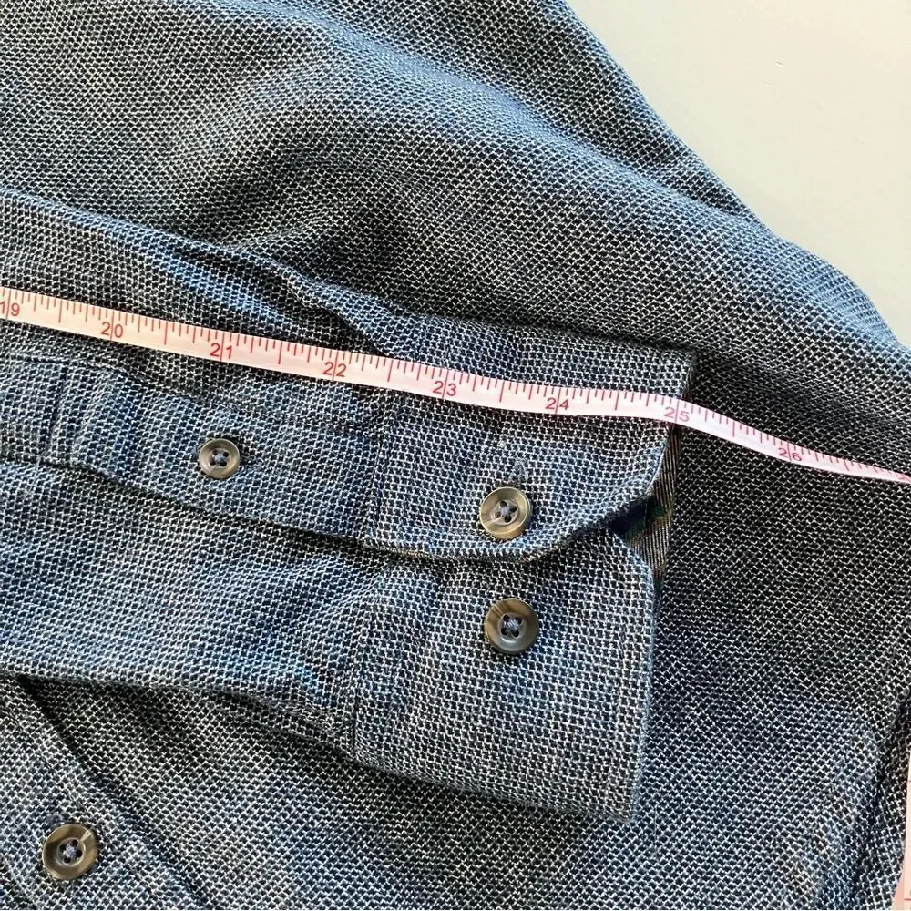 Textured Button-Down LS Shirt